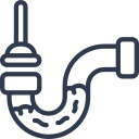 Drain Line Installation Icon