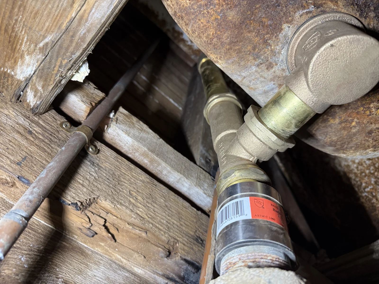 Replacement tub waste-and-overflow piping